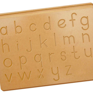 Montessori Wooden Tracing Board - Lowercase Letters - Montessori Toddlers English Learning - TB_LWR101