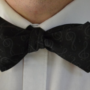 Black Bow Tie, Music Bow Tie, Musical Bow Tie, Self-Tie Bow Tie, Self Tie Bowtie, Black Bowtie, Necktie, Men's Bow Tie, Men's Bowtie, Tie