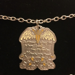 Haunted Mansion Tombstone Necklace