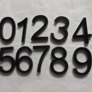 acrylic numbers, number charms, numbers, laser cut numbers, block letters,