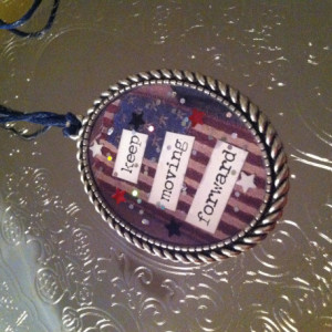 Handmade positive saying Necklace 1