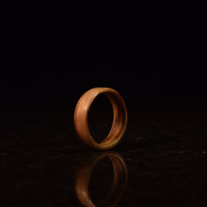 Ready to ship size 10.5 ( Bentwood Method ) Zebrawood wooden ring