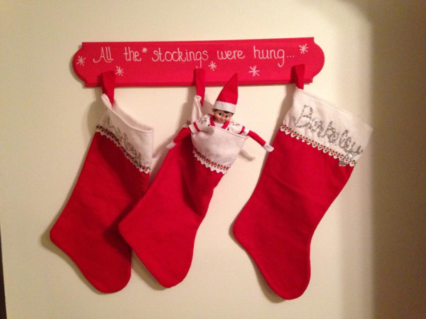 All the Stockings Were Hung Stocking Holder