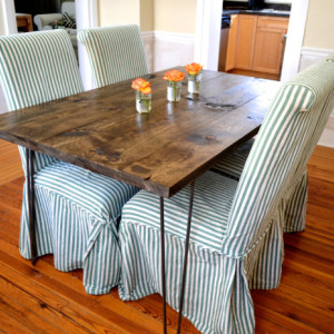 The Lee - Pine Wood Dining Room Table With Hairpin Legs