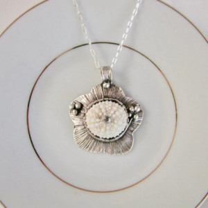 Beautiful Sea Urchin Pendant Necklace