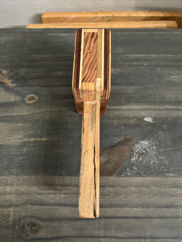 Handmade wooden mallet 