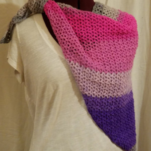 Triangle Scarf that is light and airy