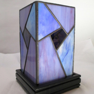Contemporary Stained Glass Lamp