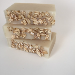 Simple oatmeal - handmade soap natural soap unscented soap handcrafted soap oat extract gentle cleansing soap