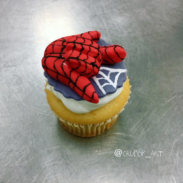 Spider-Man Cupcake toppers