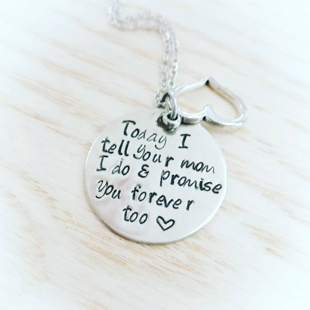 Step-Daughter Gift, Wedding Gift, Gift for Step-Daughter, Family Gift, Step-Daughter Necklace, Necklace for Step-Daughter
