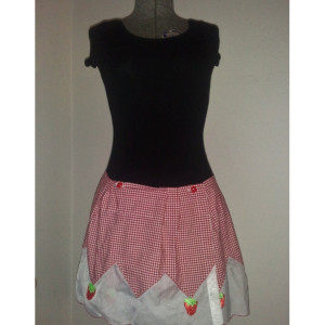 Strawberry Picnic Skirt