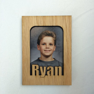 Name Magnet for School Picture with Personalized Name