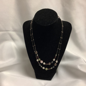 Pearl and silver necklace 