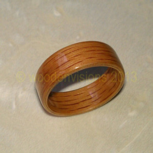 Hand Made ( Bentwood Method ) Red Oak wooden ring