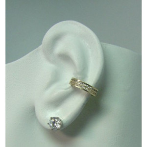 POST Conch Pierced Cartilage Earring Post Gold Body Piercing Conch Hoop Body Jewelry Conch Ear Cuff Inner Ear Conch Ring Lattice  EG1GFP