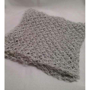 Lover's Knot Scarf in Cloud Grey 
