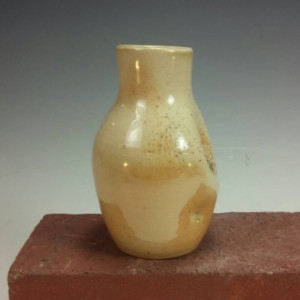 Wood Fired Shino Bottle or Vase