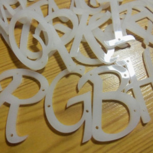 acrylic letters,laser cut charms,Lucida,alphabet