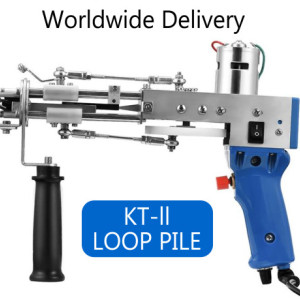 Loop Pile Tufting Gun, KT-ll Carpet Weaving Machine, Flocking Machine, Industrial Embroidery Machine, Loop Pile Knitting Machine