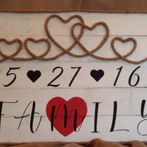 Personalized Family Sign