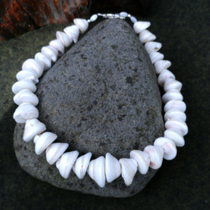 White Cone Shell Necklace