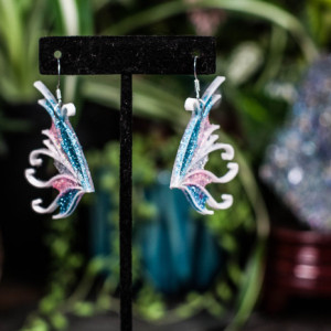 Polymer Pride Fairy Wing Earrings