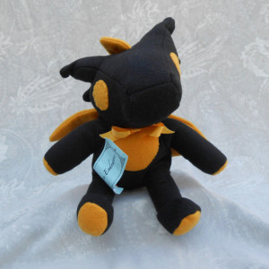 Black and Gold Small Dragon