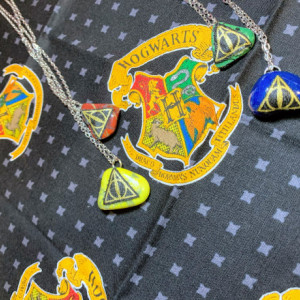 Harry Potter Deathly Hallows House Necklaces
