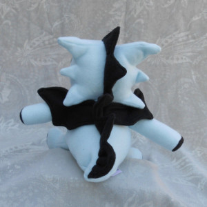 Baby Blue and Black Small Dragon