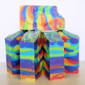 Cannabis Flower Handcrafted Soap, Handmade Soap, Hippy Soap, Natural Soap, Vegan Soap, 