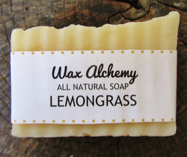 Lemongrass All Natural Soap / Two 5 oz Bars