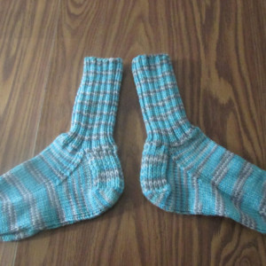 Hand Knit Adult Winter Socks- Icelandic