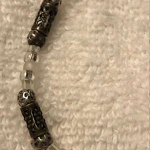 Shifting Gears handmade beaded bracelet 