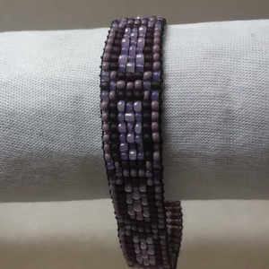 Four color purple bracelet