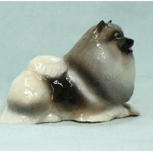 Hevener Collectible Keeshond Dog Figurine