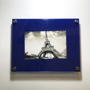 Acrylic Floating Frame, Acrylic Free Standing Frame, Modern Picture Frame,  All Colors Frame, Easy Hung, Standoff Bolts, Photo Frame,Floater