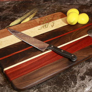 Handcrafted Long Handled Wood Cutting Board, Charcuterie, Serving Board