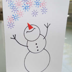 Christmas Snowman Blank Notecards, 5-Pack