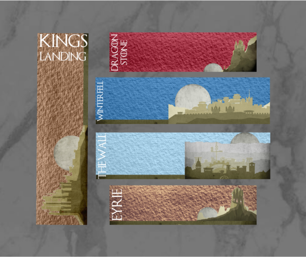 Game of Thrones Laminated Bookmarks