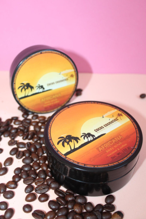 Coffee scrub | by Cocos Cosmetics coconut coffee scrub |coffee hand made product by Cocos Cosmetics TM