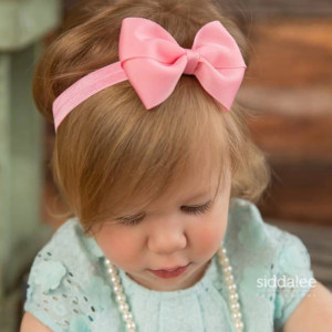 Baby headband, CHOOSE COLOR, 4" bow, infant headband, bow headband, boutique baby headband, headband, large bow, bow headband, baby hairband