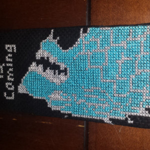 Stark House Crossstitched Bookmark