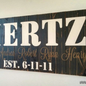 Family Name Signs | Last Name Sign | Ranch Decor | Ranch Sign | Rustic Wooden Signs | Personalized Signs for Home | Custom Wood Name Sign