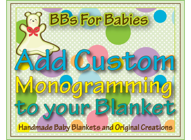 Add Custom Monogramming to your Blanket