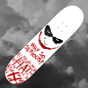 Joker Style Skateboard Deck