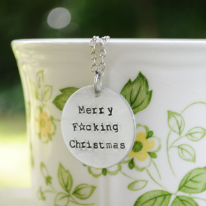 Merry F*cking Christmas Necklace