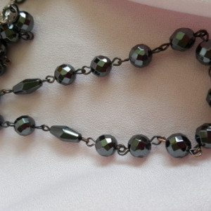 Hematite Rosary Bead set 
