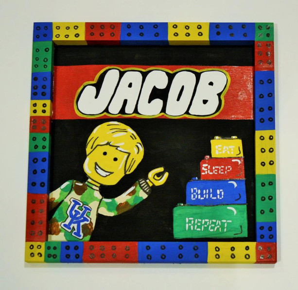 Lego Room Sign