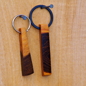 Ironwood Keychain; Symbolic Personal Gift Minimalist